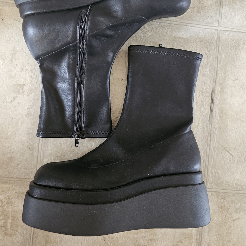 Call it Spring Ankle Platform Boots